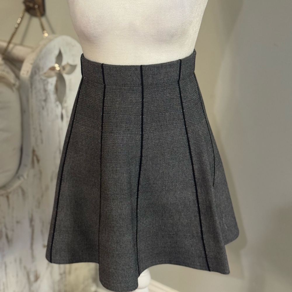 Very J Charcoal Skater Skirt